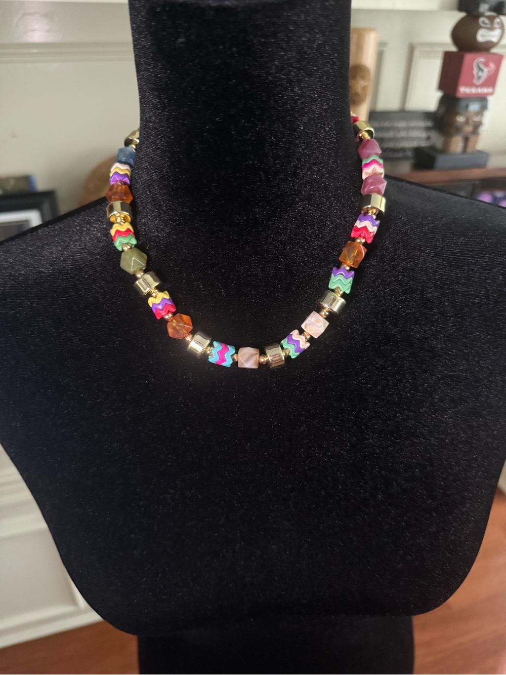 Electric Chic Gold Necklace